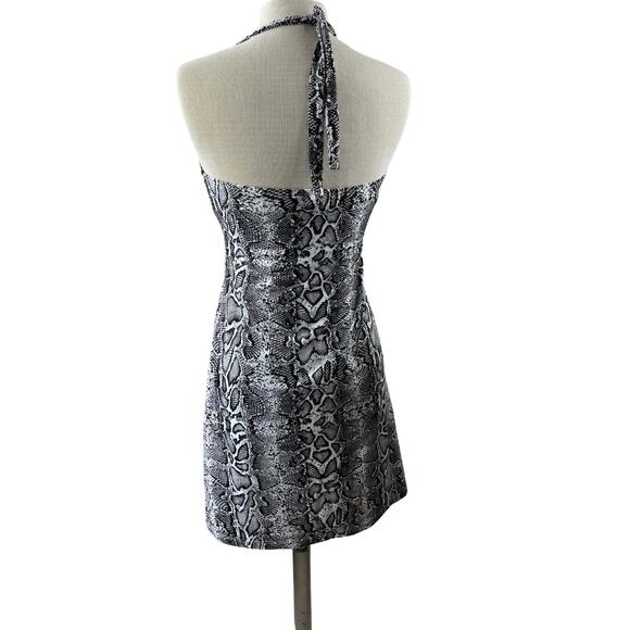 Tommy Bahama Snake High Neck Spa Dress Swim Cover Up Halter Animal Print Small - Picture 6 of 8